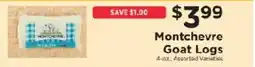 ShopRite Montchevre Goat Logs offer
