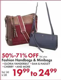 Boscov's Fashion Handbags & Minibags offer