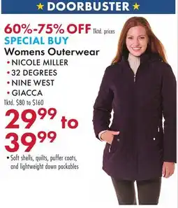 Boscov's Women's Outerwear offer