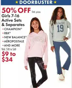 Boscov's Girls 7-16 Active Sets & Separates & Separates offer