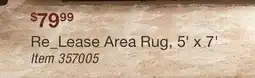 BJ’s Re_Lease Area Rug, 5' x 7' offer