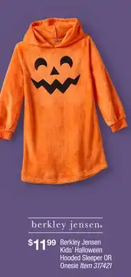 BJ’s Berkley Jensen Kids' Halloween Hooded Sleeper OR Onesie offer