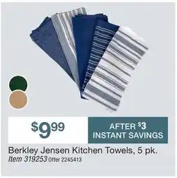 BJ’s Berkley Jensen Kitchen Towels offer