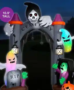 BJ’s Gemmy Cemetery Archway Inflatable offer