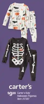 BJ’s Carter's Kids' Halloween Pajamas offer
