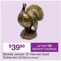 BJ’s Berkley Jensen 13 Harvest Gold Turkey offer