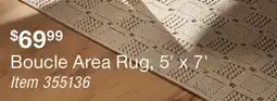 BJ’s Boucle Area Rug, 5' x 7' offer