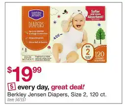 BJ’s Berkley Jensen Diapers offer