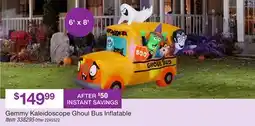 BJ’s Gemmy Kaleidoscope Ghoul Bus Inflatable offer