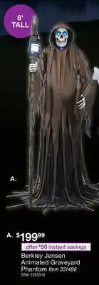BJ’s Berkley Jensen Animatronic Graveyard Phantom offer