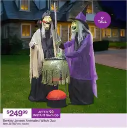 BJ’s Berkley Jensen Animated Witch Duo offer