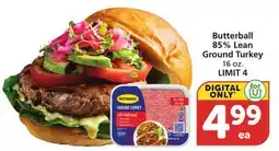 Albertsons Butterball 85% Lean Ground Turkey offer