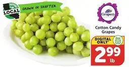 Albertsons Cotton Candy Grapes offer