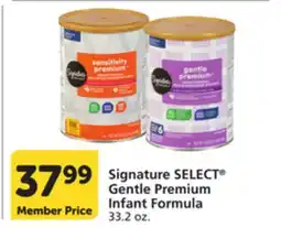 Albertsons Signature SELECT Gentle Premium Infant Formula offer