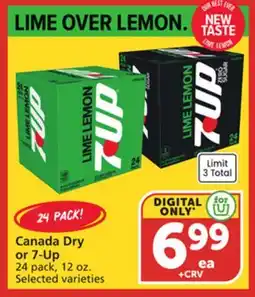 Albertsons Canada Dry or 7-Up offer