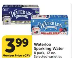 Albertsons Waterloo Sparkling Water offer