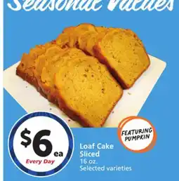 Albertsons Loaf Cake Sliced offer