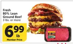 Albertsons Fresh 80% Lean Ground Beef offer