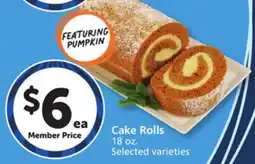 Albertsons Cake Rolls offer