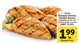 Albertsons Fresh Boneless Skinless Chicken Breasts offer