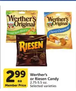 Albertsons Werther's or Riesen Candy offer