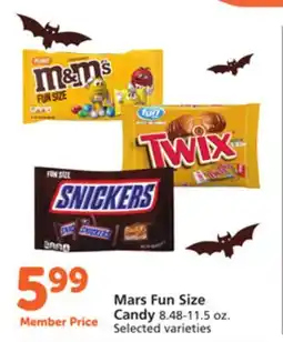 Albertsons Mars Fun Size Candy offer