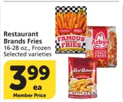 Albertsons Restaurant Brands Fries offer