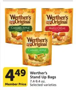 Albertsons Werther's Stand Up Bags offer