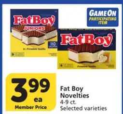 Albertsons Fat Boy Novelties offer
