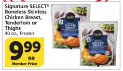 Albertsons Signature SELECT Boneless Skinless Chicken Breast, Tenderloin or Thighs offer