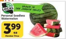 Albertsons Personal Seedless Watermelon offer