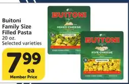 Albertsons Buitoni Family Size Filled Pasta offer