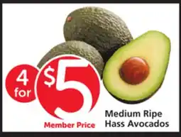 Albertsons Medium Ripe Hass Avocados offer