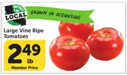 Albertsons Large Vine Ripe Tomatoes offer