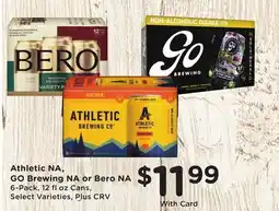Ralphs Athletic NA, GO Brewing NA or Bero NA offer