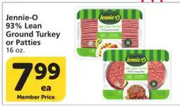 Albertsons Jennie-O 93% Lean Ground Turkey or Patties offer