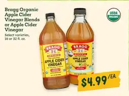 Sprouts Farmers Market Bragg Organic Apple Cider Vinegar Blends or Apple Cider Vinegar offer