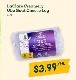 Sprouts Farmers Market LaClare Creamery Ube Goat Cheese Log offer
