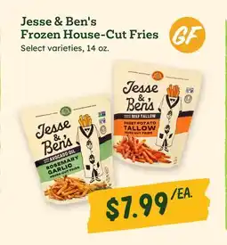 Sprouts Farmers Market Jesse & Ben's Frozen House-Cut Fries offer
