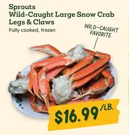 Sprouts Farmers Market Sprouts Wild-Caught Large Snow Crab Legs & Claws offer