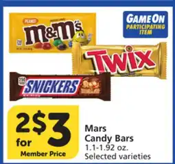 Vons Mars Candy Bars offer