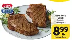 Vons New York Steak offer