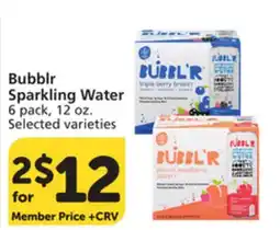 Vons Bubblr Sparkling Water offer