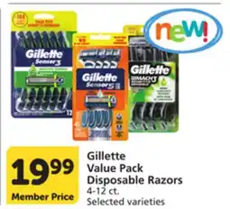 Vons Gillette Value Pack Disposable Razors offer