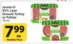 Vons Jennie-O 93% Lean Ground Turkey or Patties offer