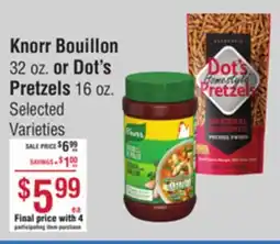 Smart & Final Knorr Bouillon 32 oz. or Dot's Pretzels 16 oz offer