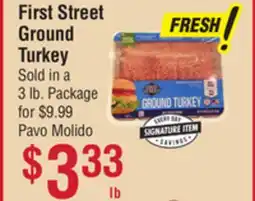 Smart & Final First Street Ground Turkey offer