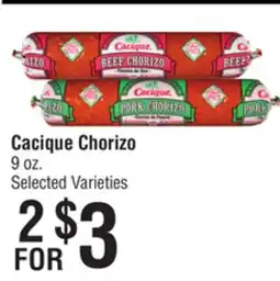 Smart & Final Cacique Chorizo offer