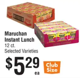 Smart & Final Maruchan Instant Lunch offer