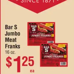 Smart & Final Bar S Jumbo Meat Franks offer